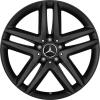 Mercedes 5 Double Spoke [447-19] Matt Black Wheel Img 1