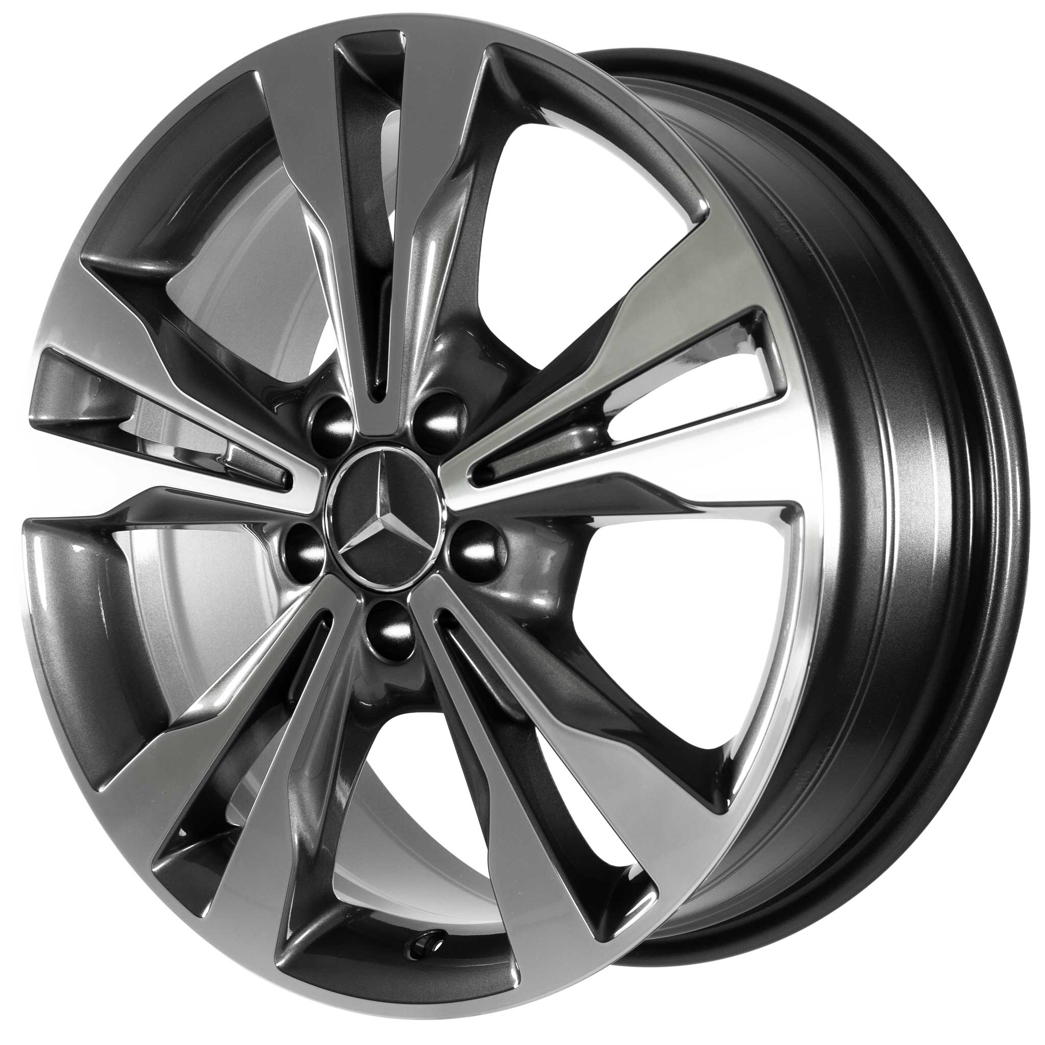 Mercedes 5 Double Spoke [447-18] Tremolite Metallic with High Sheen Alloy Wheel Product Image #2