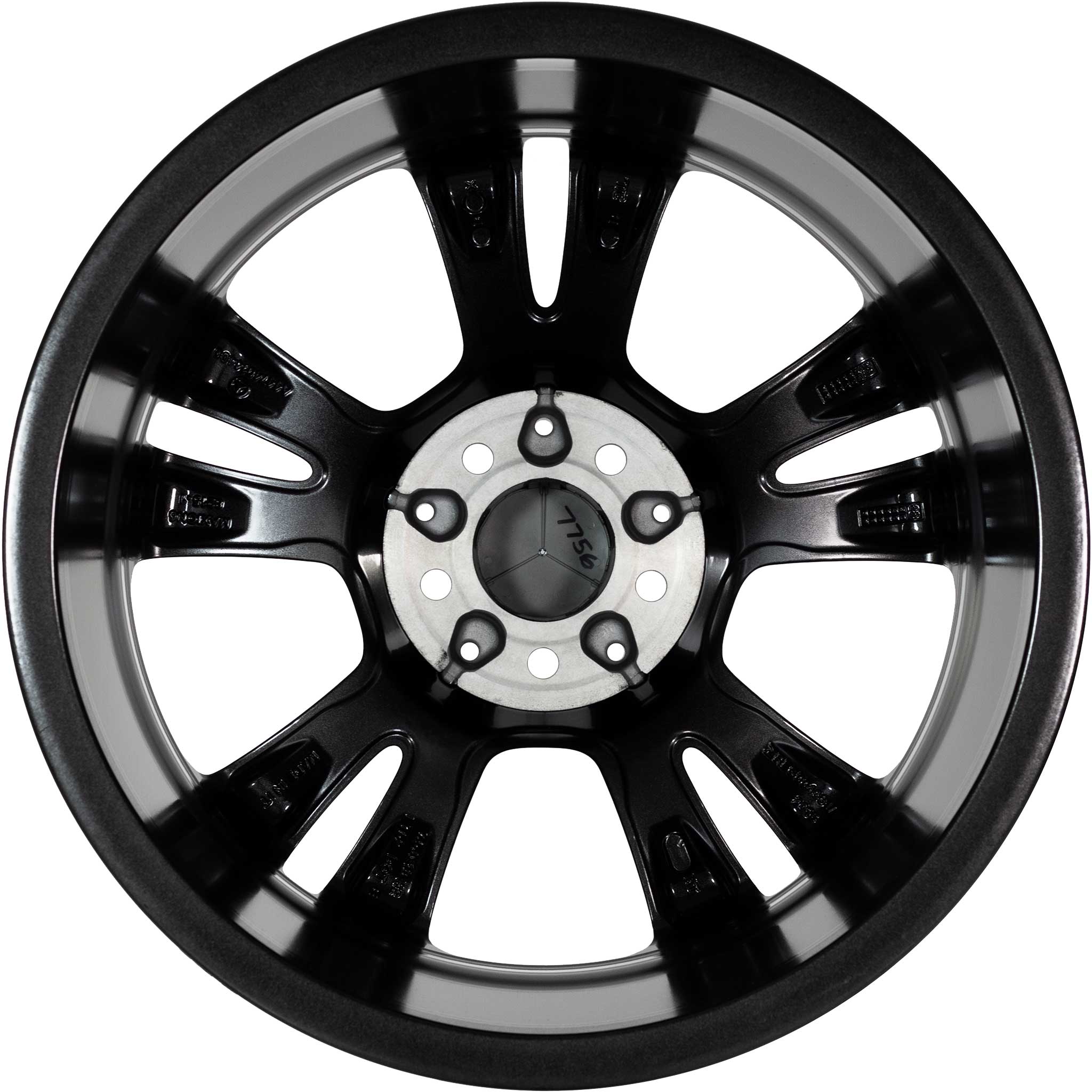 Mercedes 5 Double Spoke [447-18] Tremolite Metallic with High Sheen Alloy Wheel Product Image #3