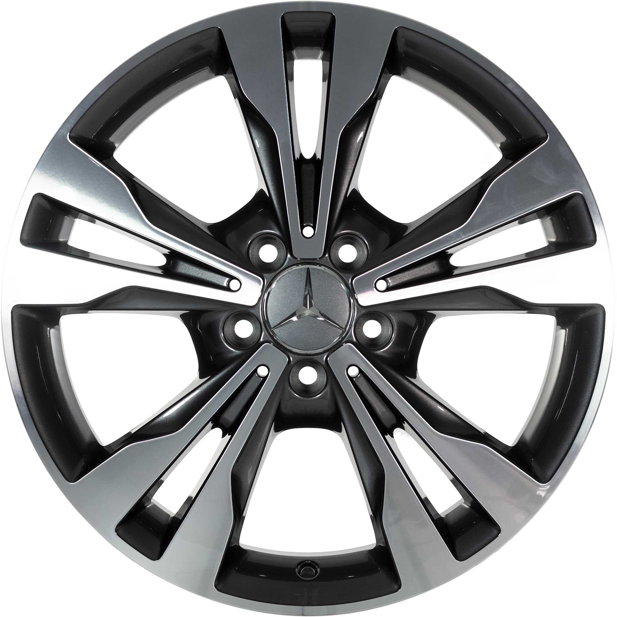Mercedes 5 Double Spoke [447-18] Tremolite Metallic with High Sheen Alloy Wheel Product Image #1