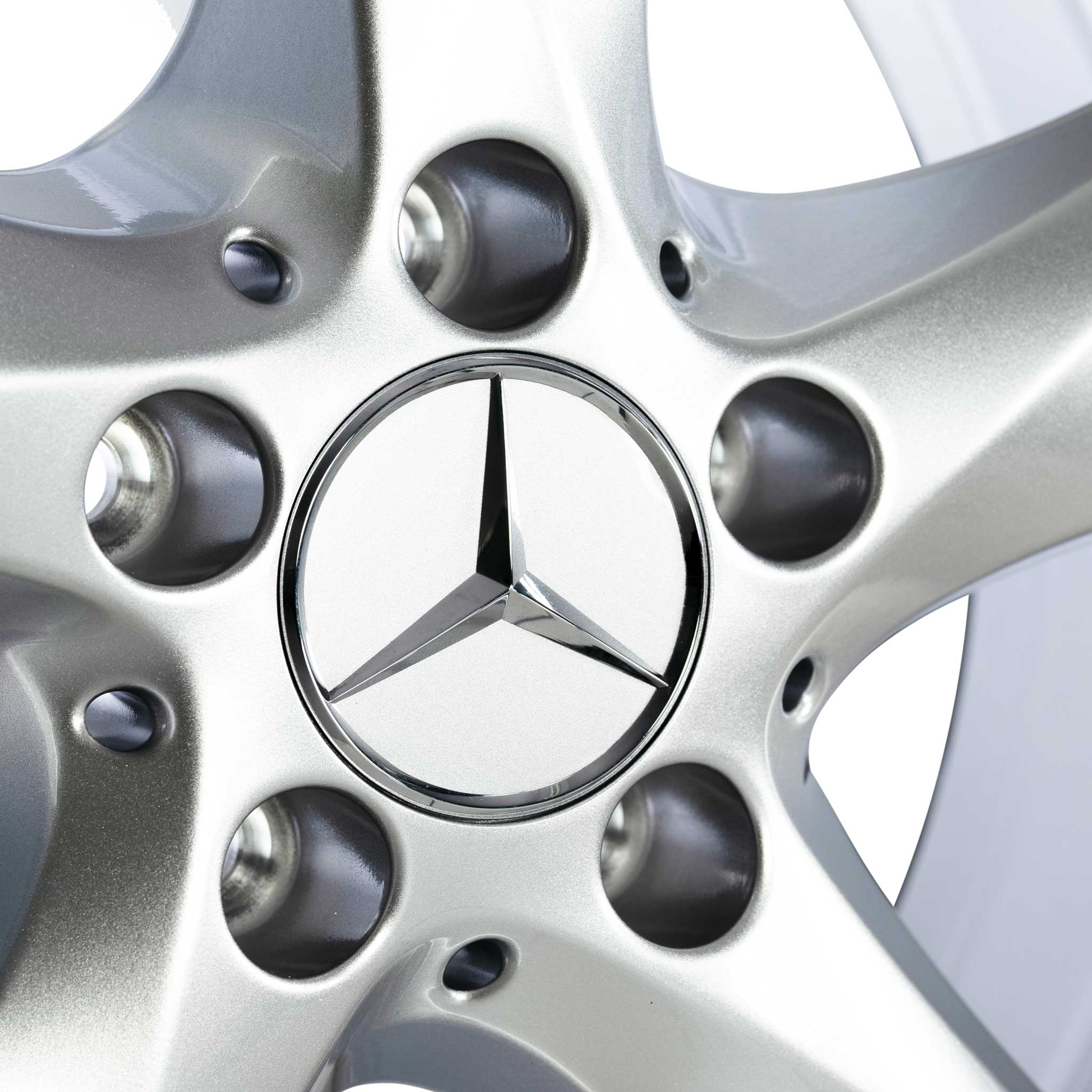 Mercedes 5 Spoke [447-17] Vanadium Silver Alloy Wheel Product Image #4