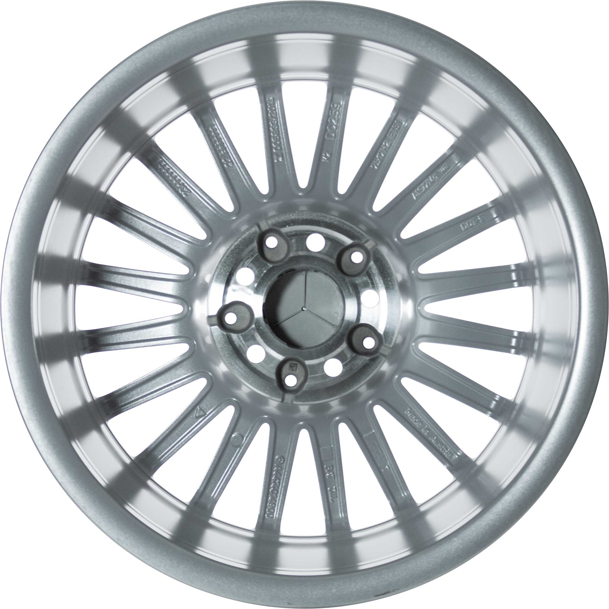 Mercedes 20 Spoke [447-17] Vanadium Silver Alloy Wheel Product Image #3
