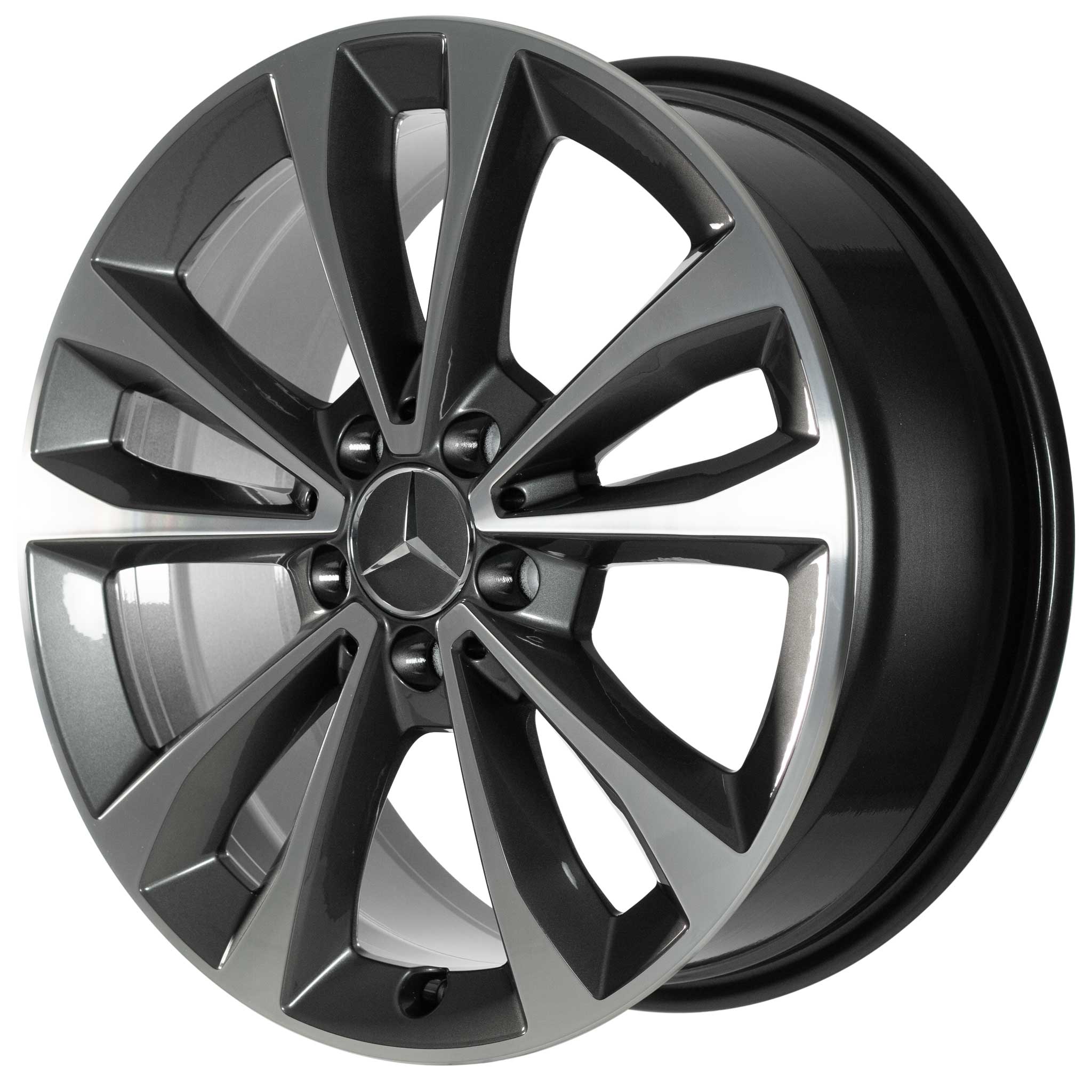 Mercedes 5 Twin Spoke [447-18] Tremolite Metallic with High Sheen Alloy Wheel Product Image #2