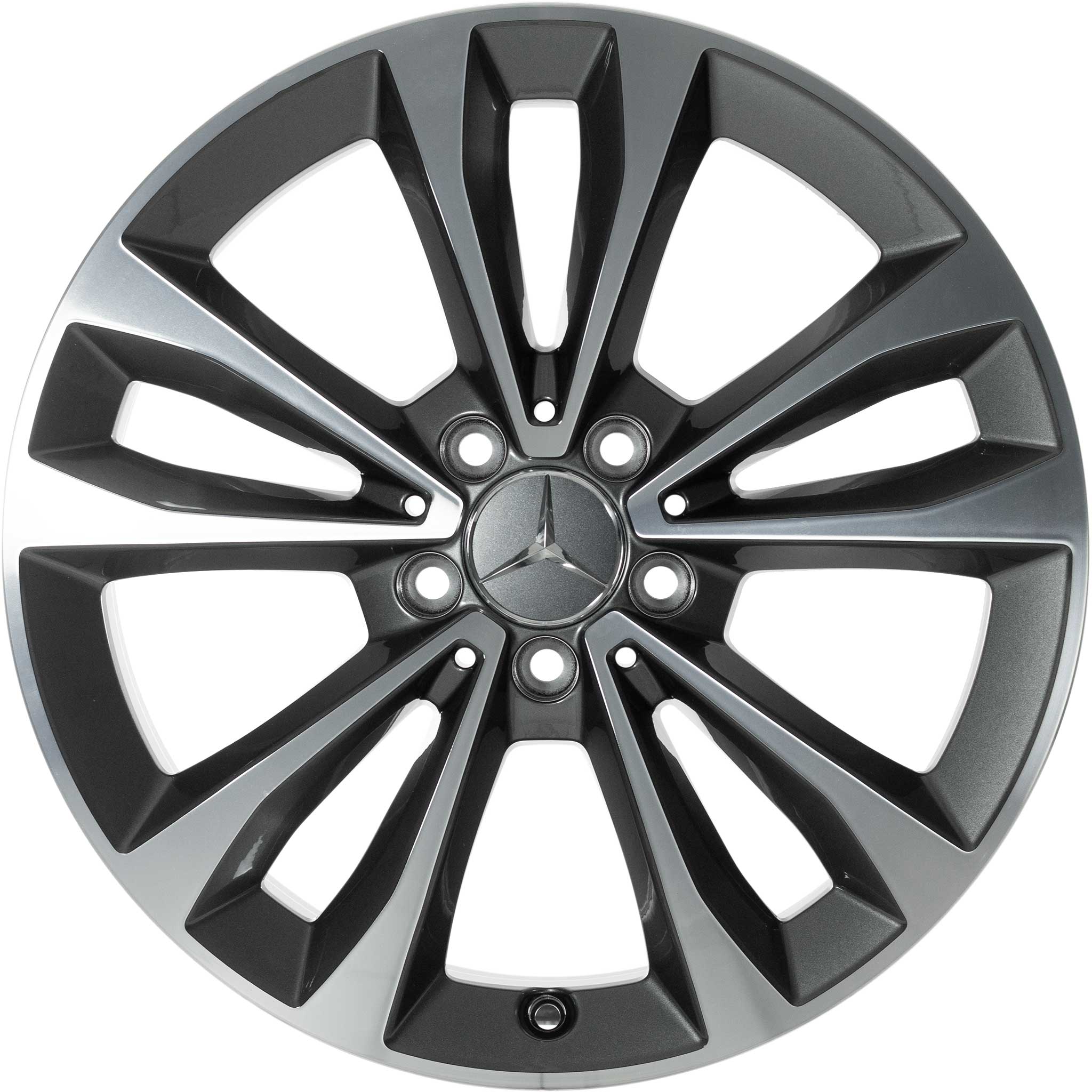 Mercedes 5 Twin Spoke [447-18] Tremolite Metallic with High Sheen Alloy Wheel Product Image #1