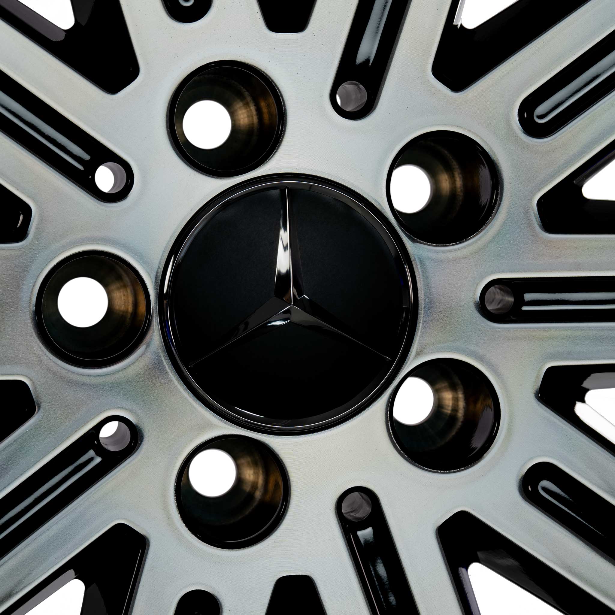 Mercedes 10 Spoke [447-19] Gloss Back with High Sheen Alloy Wheel Product Image #4