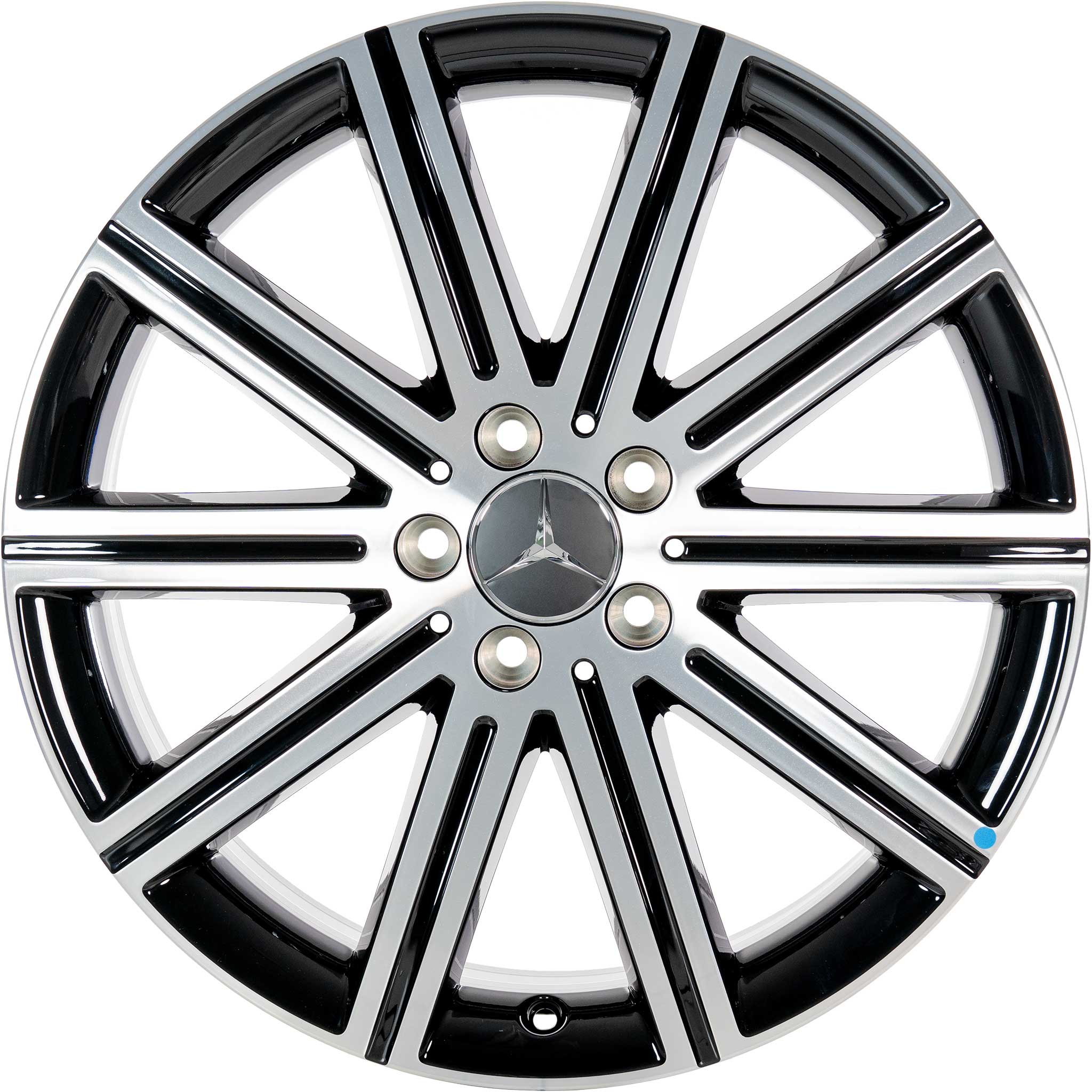 Mercedes 10 Spoke [447-19] Gloss Back with High Sheen Alloy Wheel Product Image #1