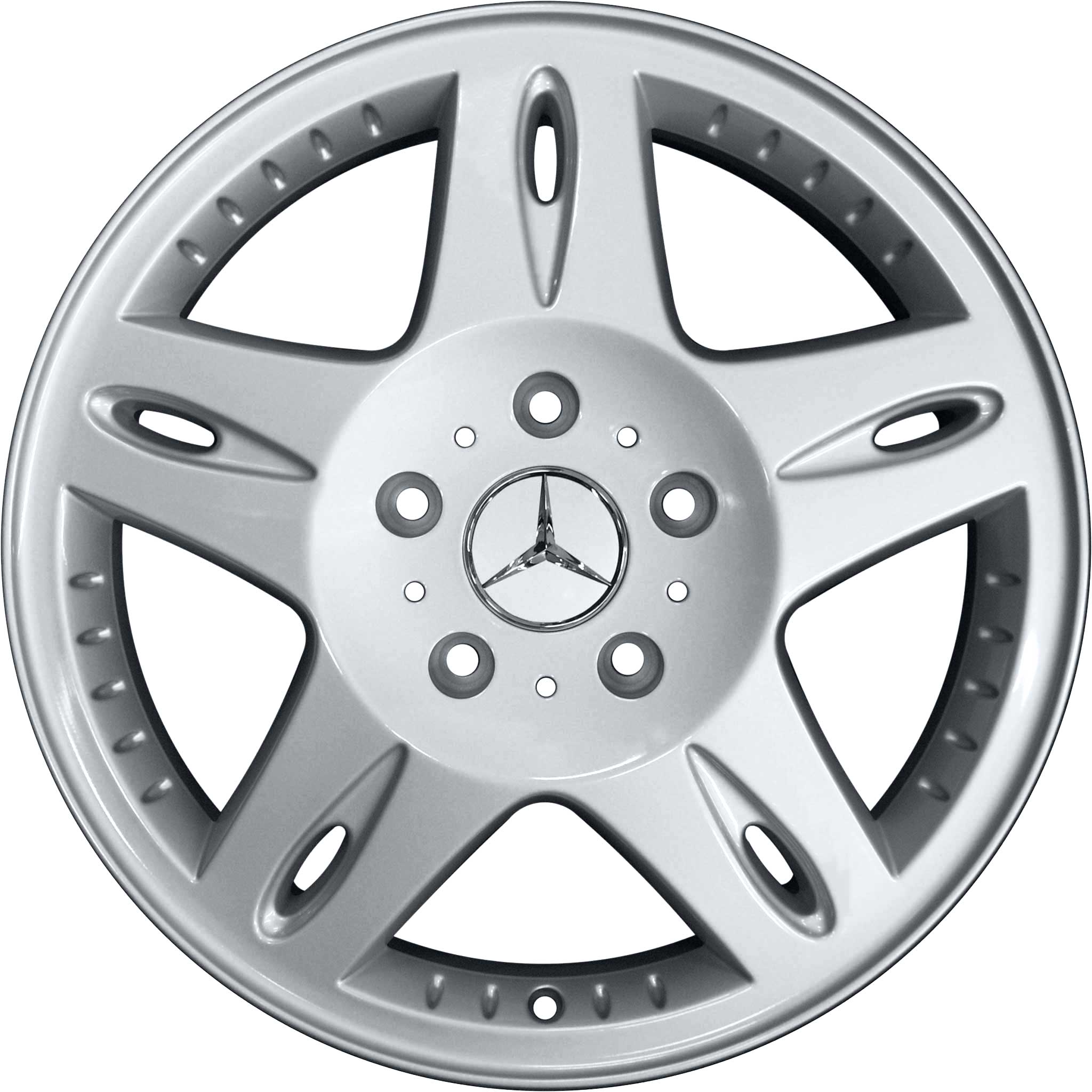 Mercedes 5 Spoke [447-17] Gloss Back with High Sheen Alloy Wheel Product Image #1