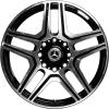 Mercedes 5 Twin Spoke [463-22] Gloss Black with High Sheen Wheel Img 1