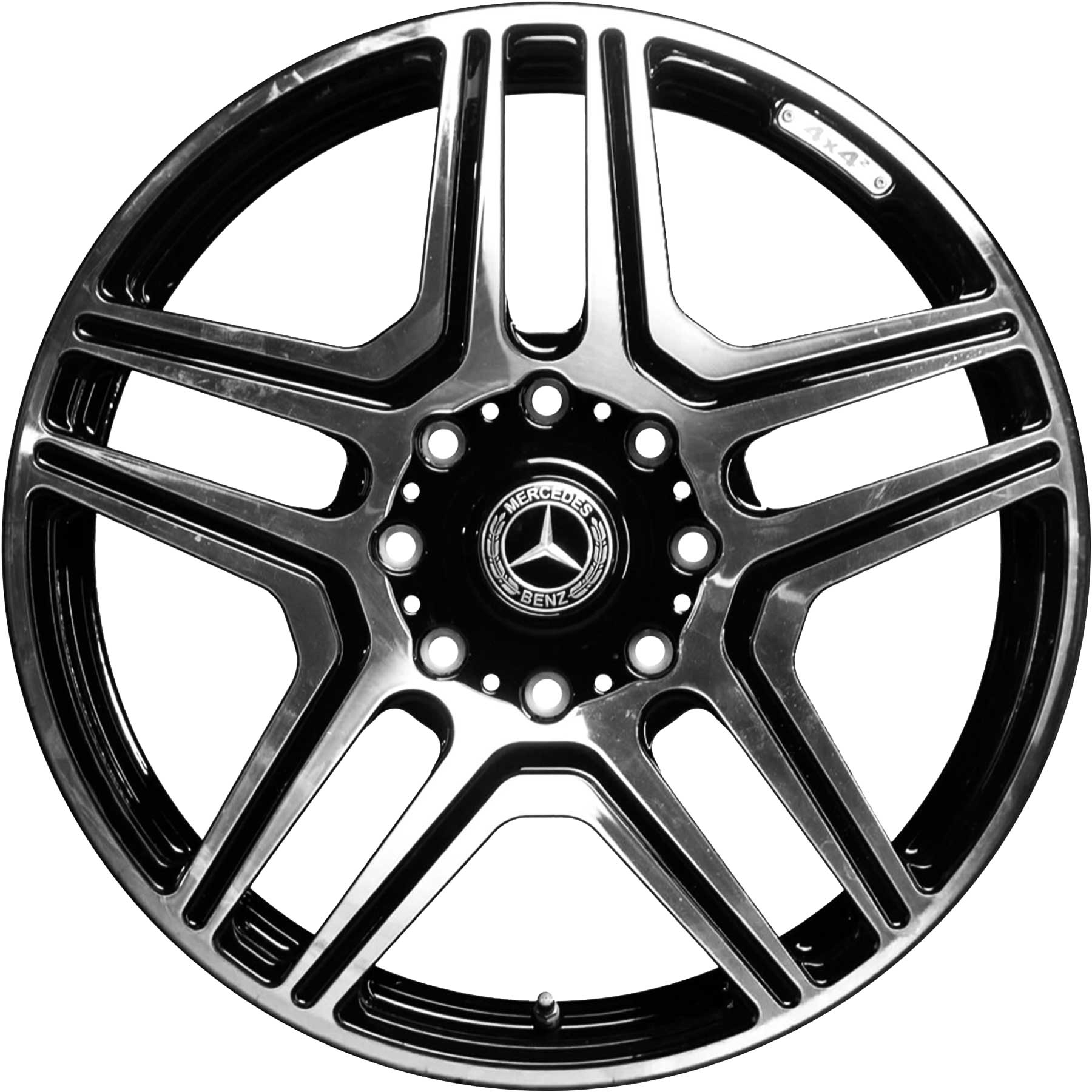 Mercedes 5 Twin Spoke [463-22] Gloss Black with High Sheen Alloy Wheel Product Image #1