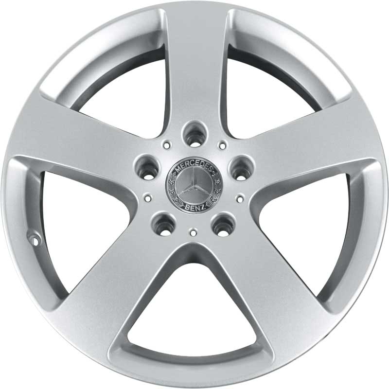 Mercedes 5 Spoke [463-18] Vanadium Silver Alloy Wheel Product Image #1