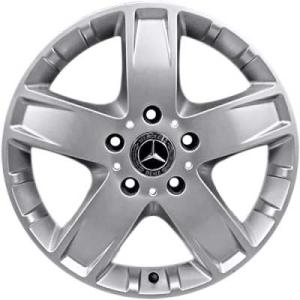 18" Mercedes 5 Spoke [463-18] Standard Silver with High Sheen alloy wheel