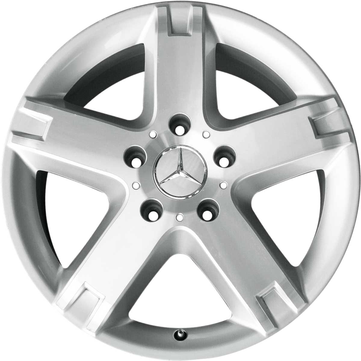 Mercedes 5 Spoke [463-18] Standard Silver with High Sheen Alloy Wheel Product Image #1
