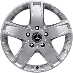 18" Mercedes 5 Spoke [463-18] Titanium Silver alloy wheel