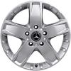 Mercedes 5 Spoke [463-18] Titanium Silver Wheel Img 1