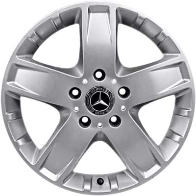 Mercedes 5 Spoke [463-18] Titanium Silver Alloy Wheel Product Image #1