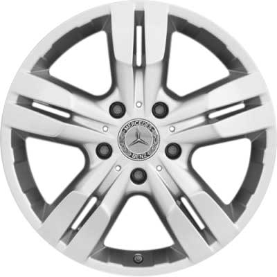 Mercedes 5 Twin Spoke [463-18] Titanium Silver Alloy Wheel Product Image #1
