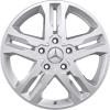 Mercedes 5 Twin Spoke [463-18] Titanium Silver Wheel Img 1