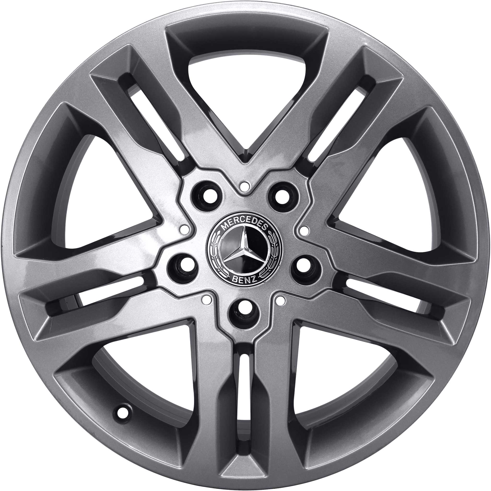 Mercedes 5 Twin Spoke [463-18] Himalaya Grey Alloy Wheel Product Image #1