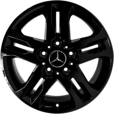 Mercedes 5 Twin Spoke [463-18] Gloss Black Alloy Wheel Product Image #1