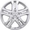 Mercedes 5 Twin Spoke [463-18] Titanium Silver Wheel Img 1