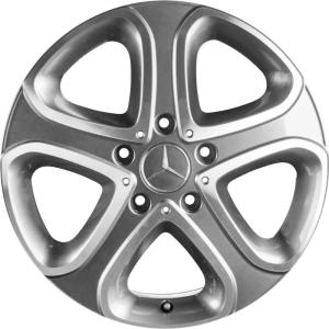 Mercedes 5 Spoke [463-18] Himalaya Grey with High Sheen Alloy Wheel for Mercedes G-Class W463 - Sizes 18in