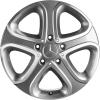 Mercedes 5 Spoke [463-18] Himalaya Grey with High Sheen Wheel Img 1