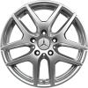 Mercedes 5 Double Spoke [463-18] Vanadium Silver Wheel Img 1