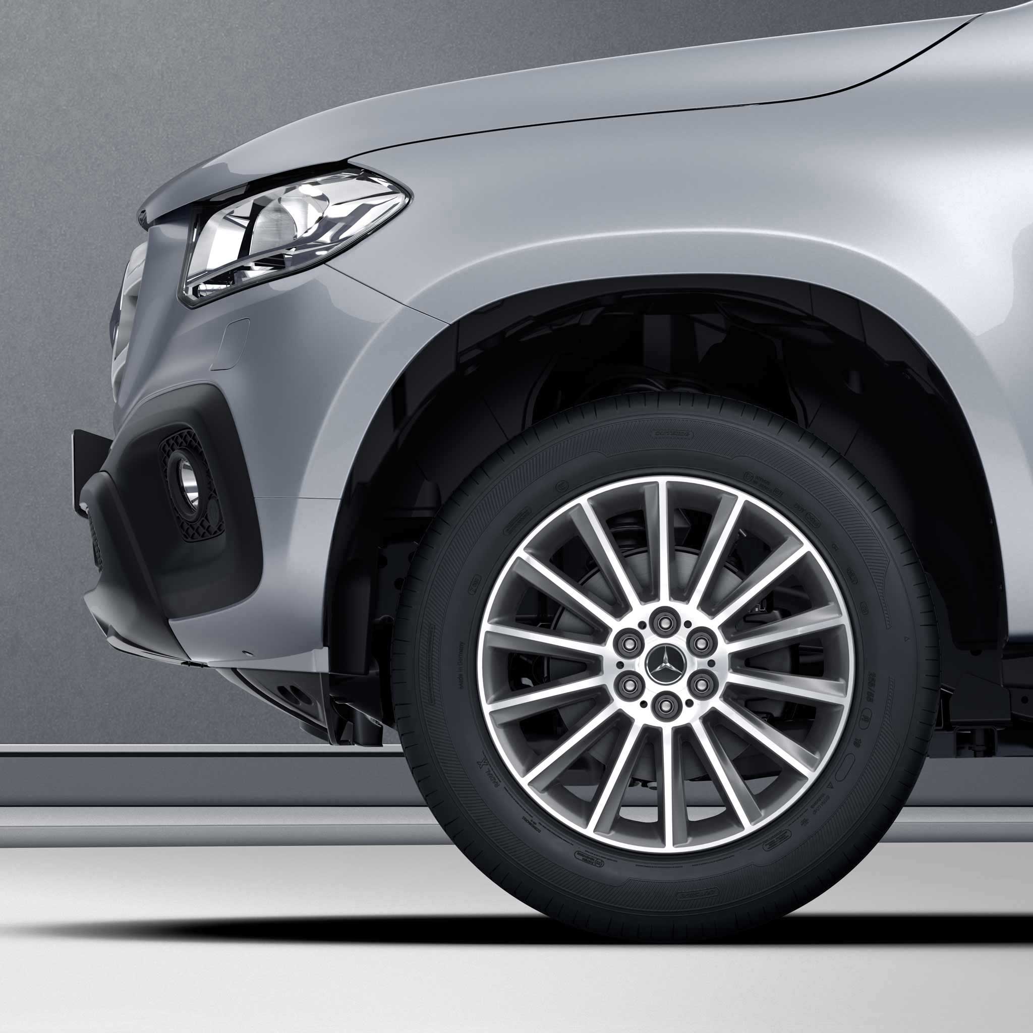 Mercedes Multispoke [470-19] Tremolite Metallic with High Sheen Alloy Wheel Product Image #2