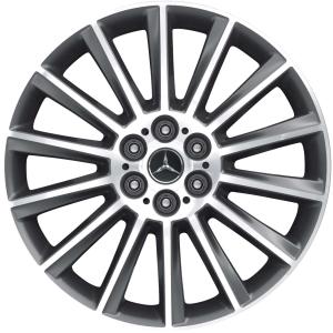 19" Mercedes Multispoke [470-19] Tremolite Metallic with High Sheen alloy wheel