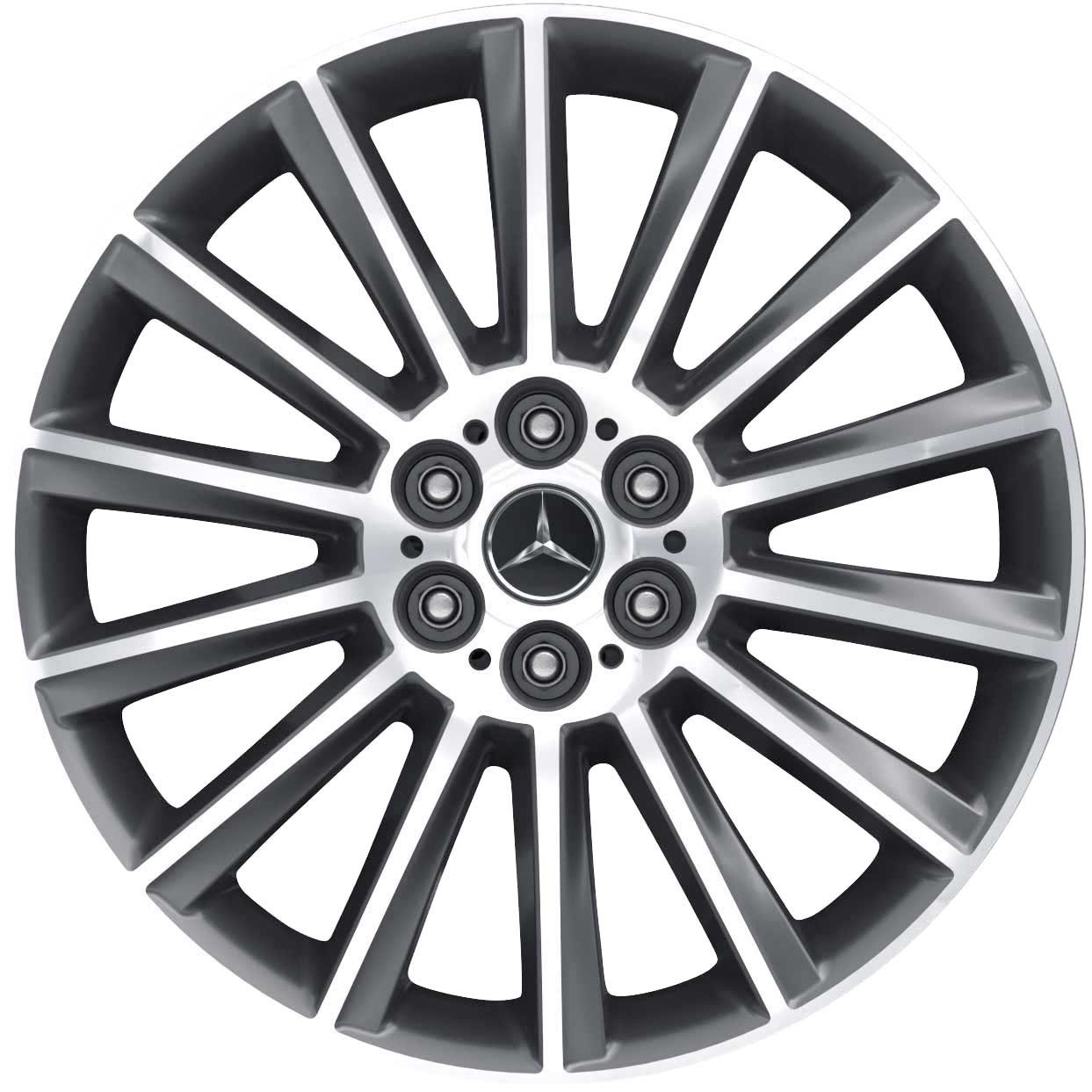 Mercedes Multispoke [470-19] Tremolite Metallic with High Sheen Alloy Wheel Product Image #1