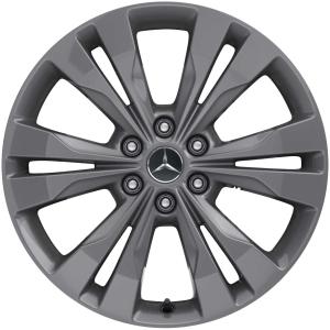 18" Mercedes 6 Twin Spoke [470-18] Himalaya Grey alloy wheel
