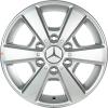 Mercedes 6 Spoke [907-16] Vanadium Silver Wheel Img 1