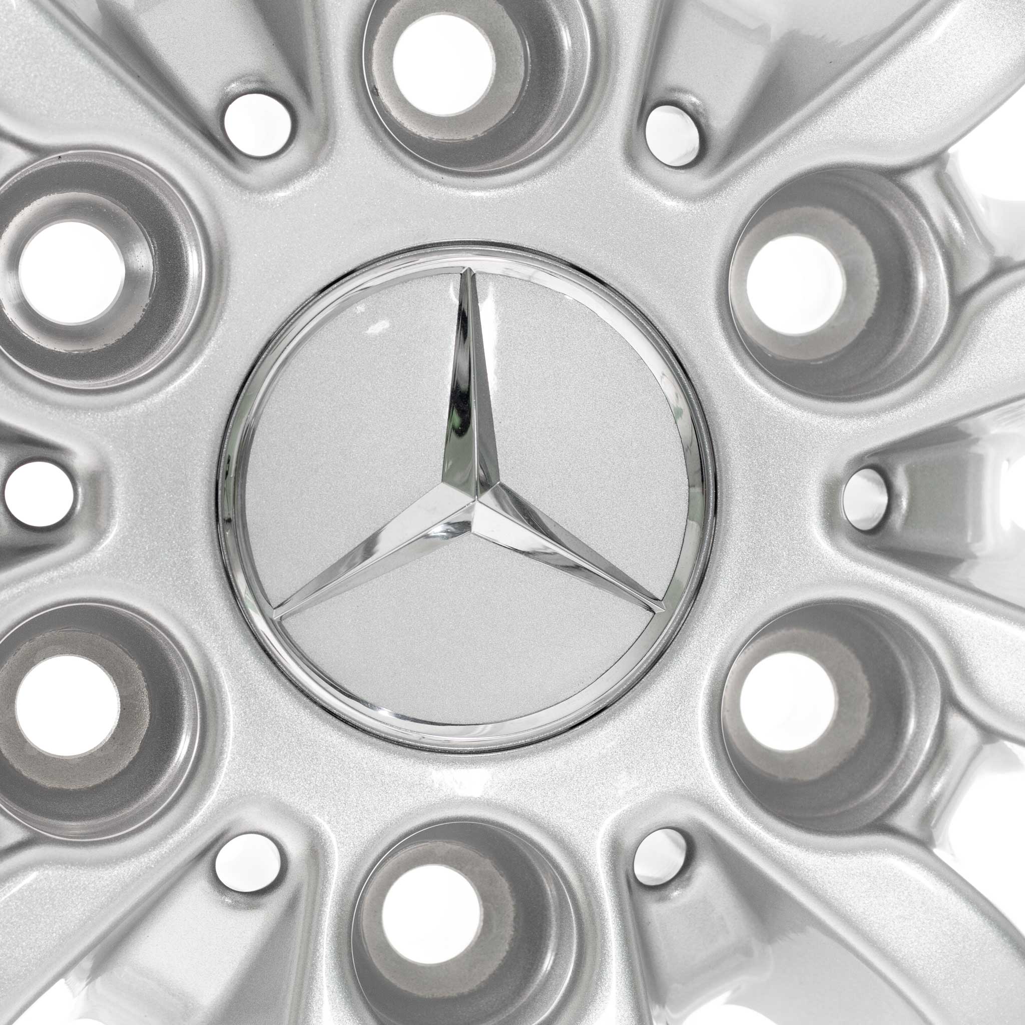 Mercedes 6 Twin Spoke [907-16] Vanadium Silver Alloy Wheel Product Image #4