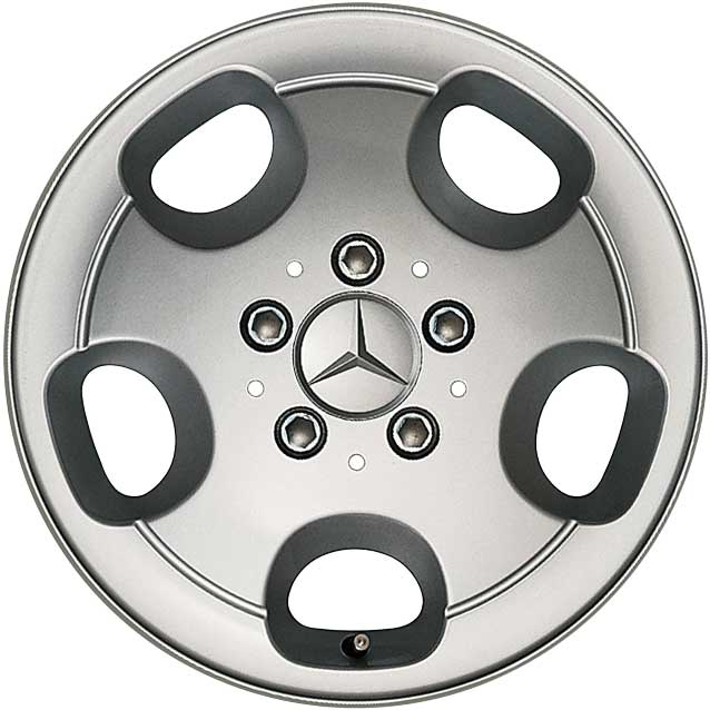 Mercedes 5 Hole [638-15] Standard Silver Alloy Wheel Product Image #1