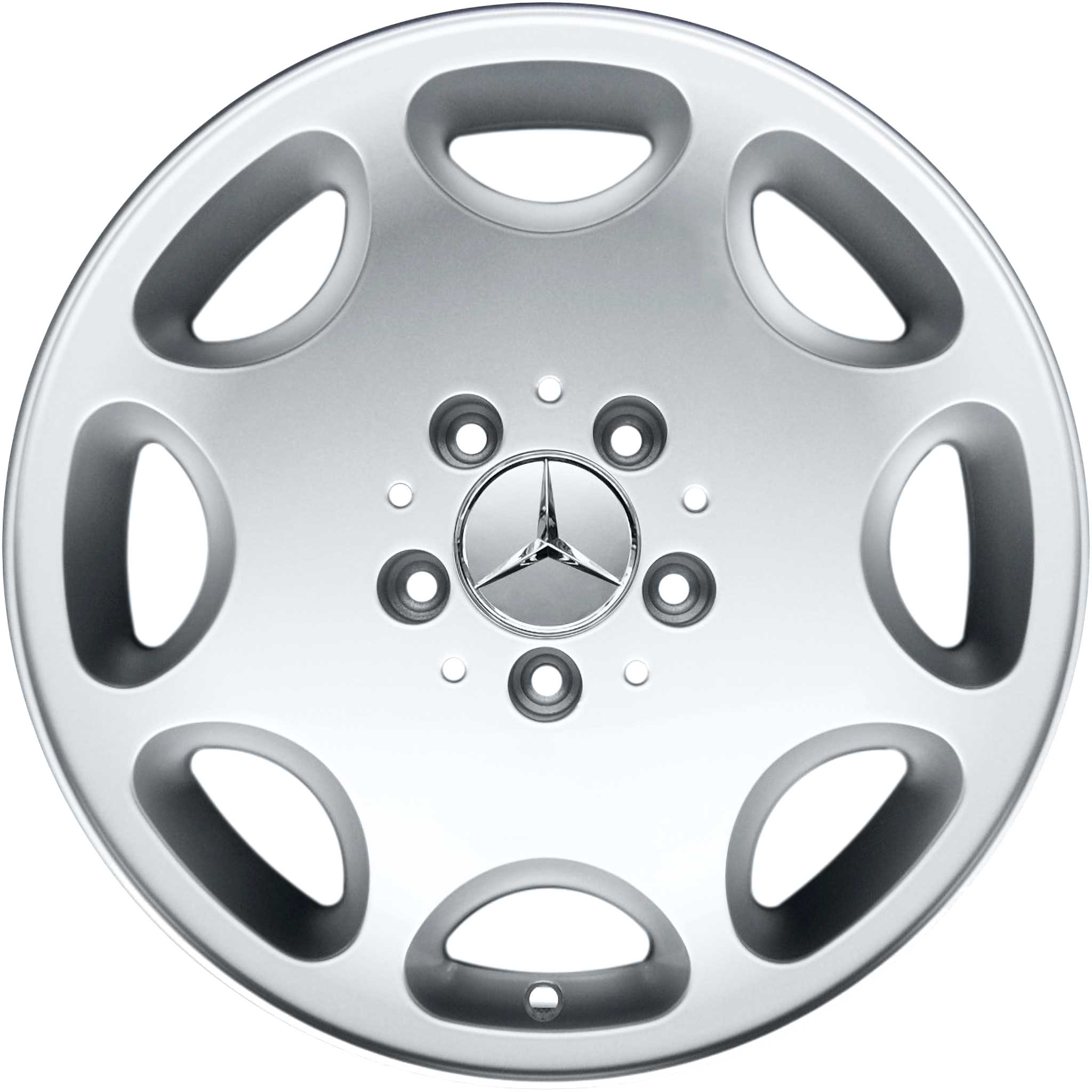 Mercedes 8 Hole [124-15] Standard Silver Alloy Wheel Product Image #1