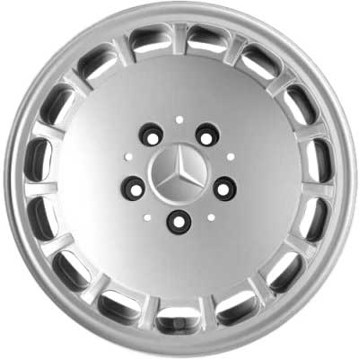 Mercedes 15 Hole [201-15] Standard Silver Alloy Wheel Product Image #1