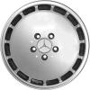 Mercedes 15 Hole [140-16] Standard Silver with High Sheen Wheel Img 1