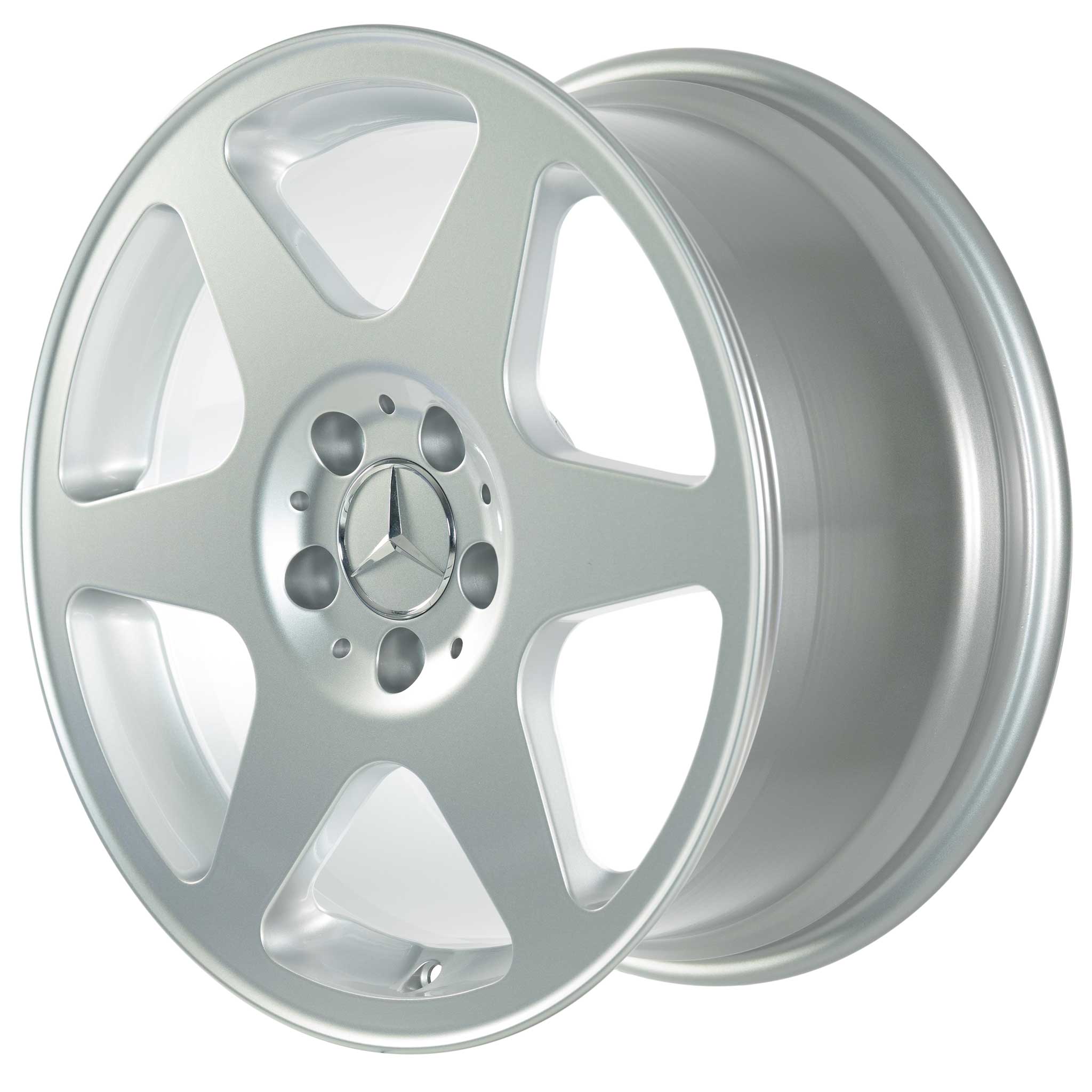 Mercedes Ceginus EVO II [129-17] Standard Silver Alloy Wheel Product Image #2
