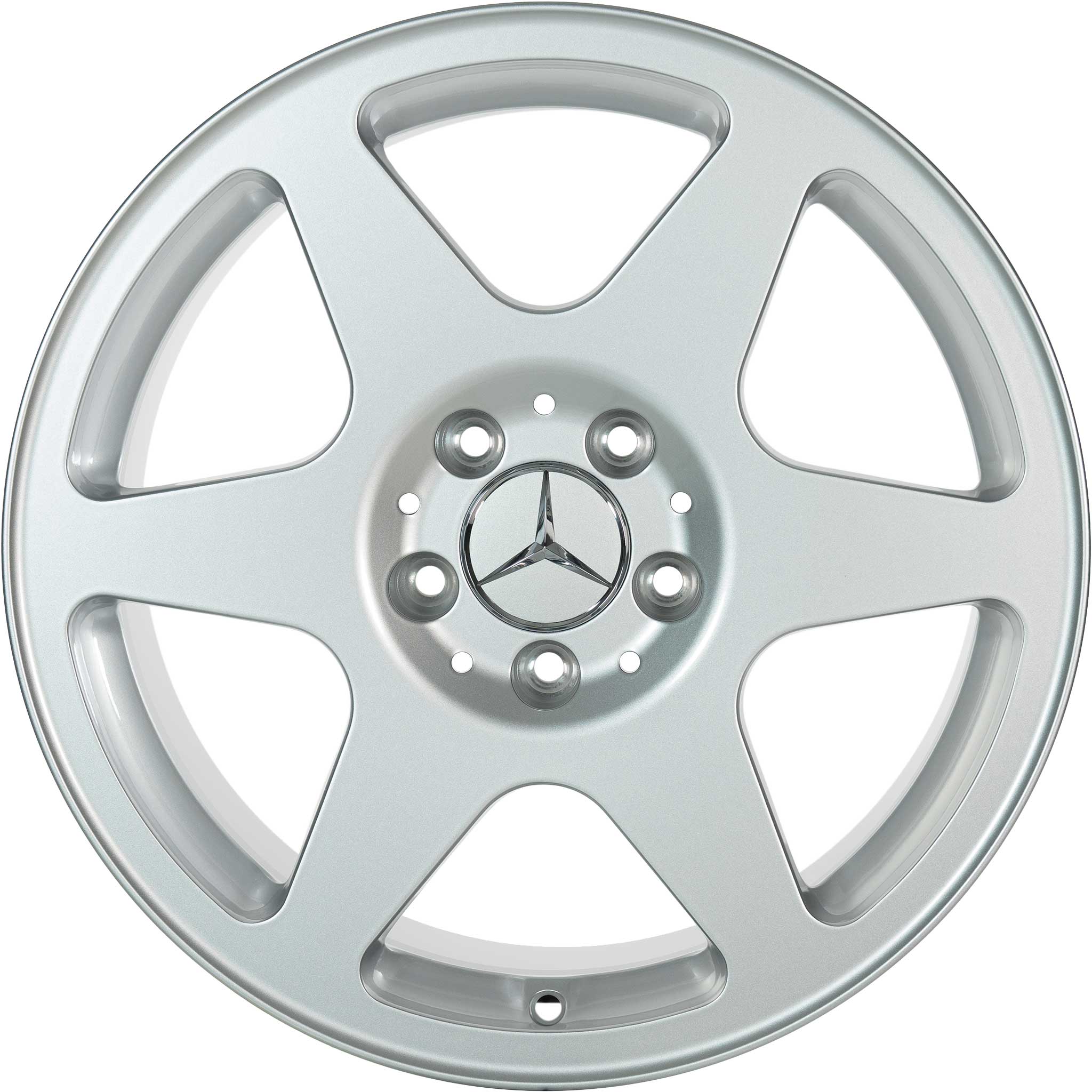 Mercedes Ceginus EVO II [129-17] Standard Silver Alloy Wheel Product Image #1