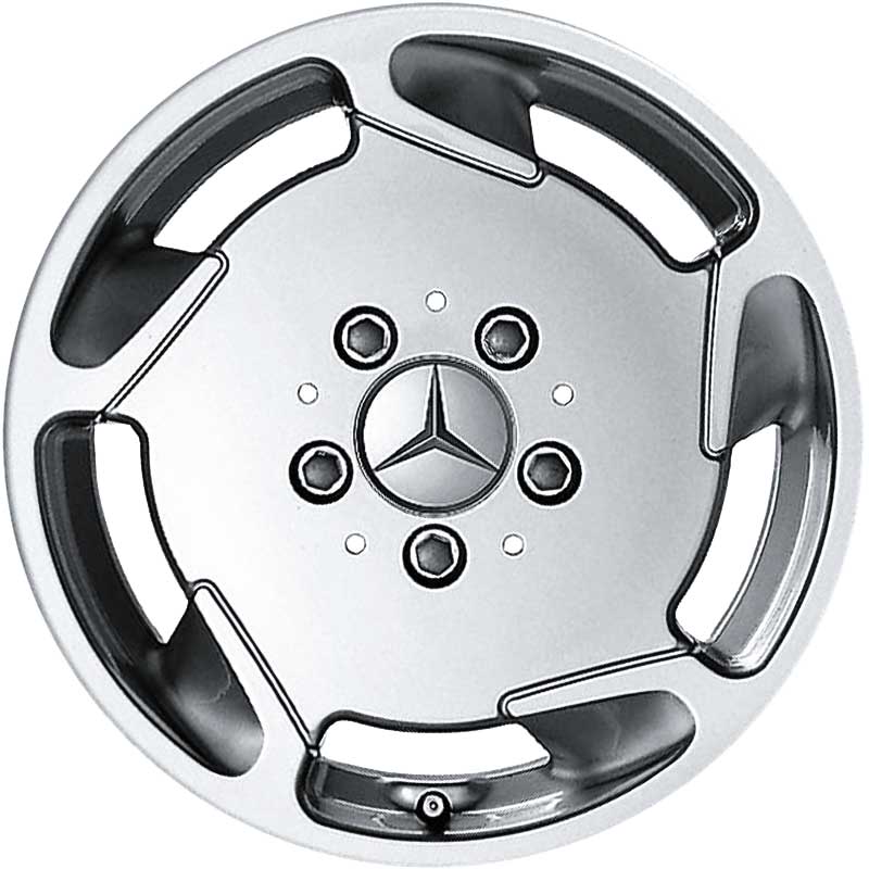 Mercedes 5 Hole [124-15] Standard Silver Alloy Wheel Product Image #1