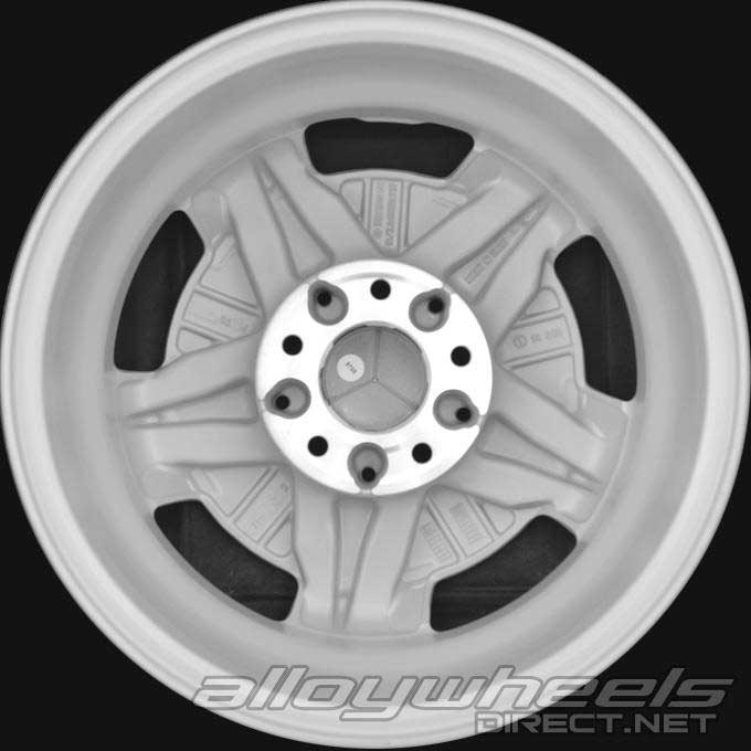 Mercedes 5 Hole [202-15] Standard Silver Alloy Wheel Product Image #2