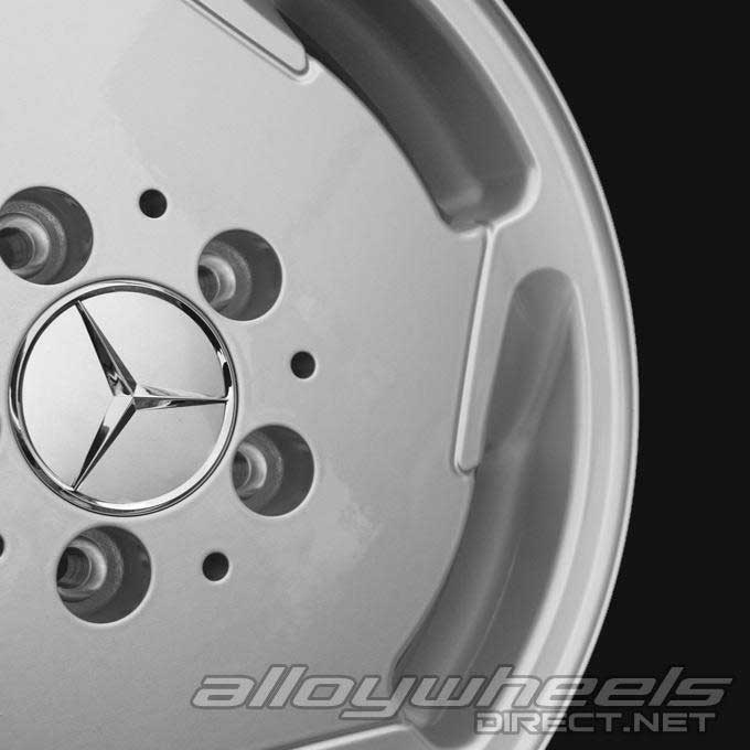 Mercedes 5 Hole [202-15] Standard Silver Alloy Wheel Product Image #3