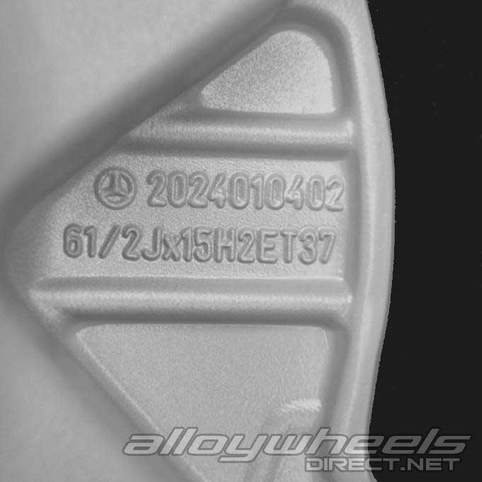 Mercedes 5 Hole [202-15] Standard Silver Alloy Wheel Product Image #4