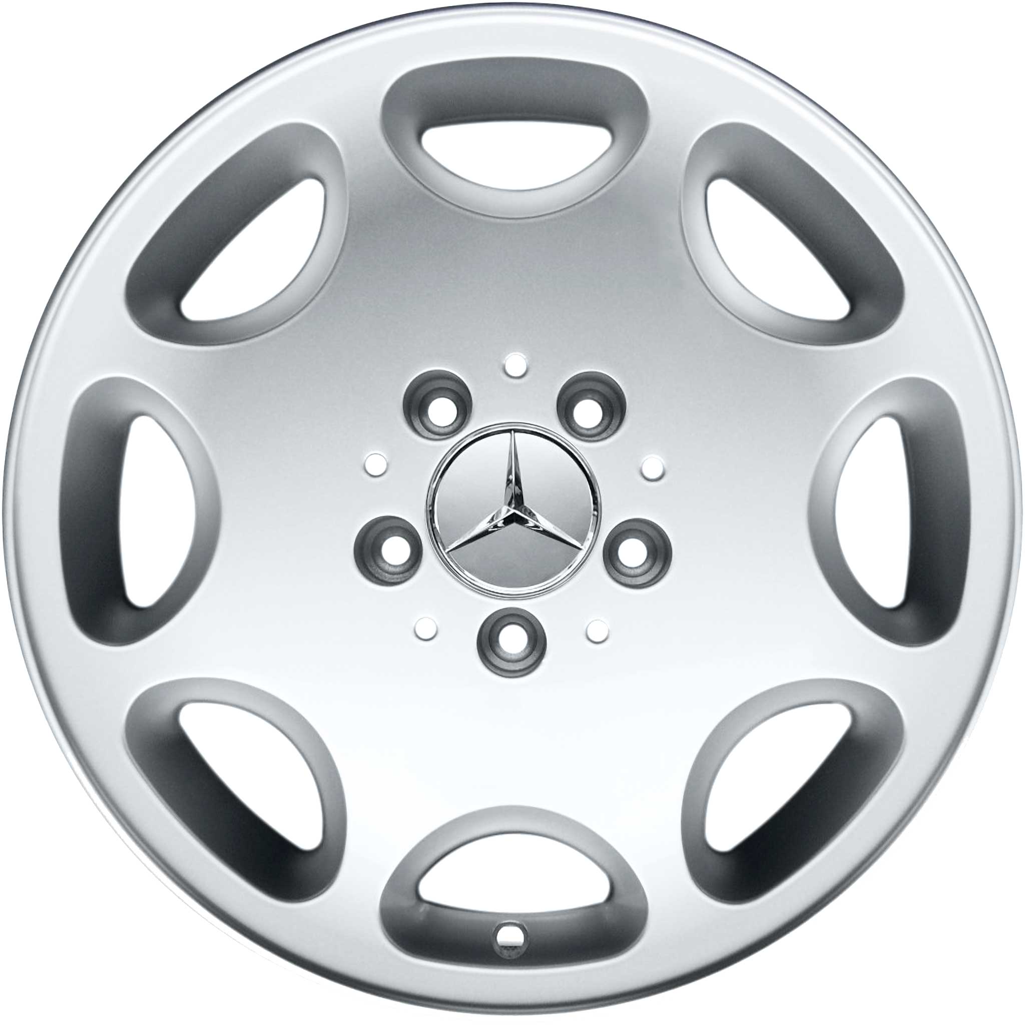 Mercedes 8 Hole [124-16] Standard Silver Alloy Wheel Product Image #1