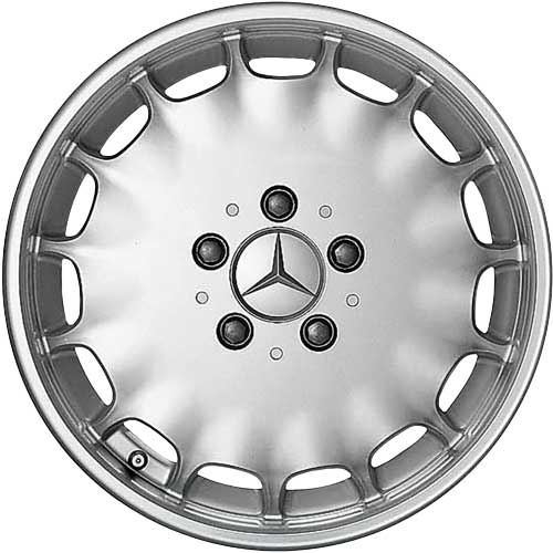 Mercedes 15 Hole [140-v2] Standard Silver Alloy Wheel Product Image #1