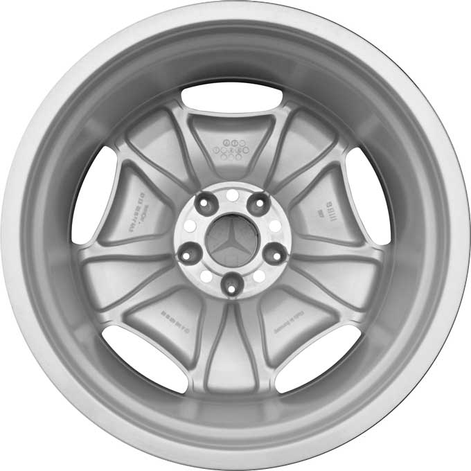 Mercedes Eltanin [140-18] Standard Silver Alloy Wheel Product Image #2