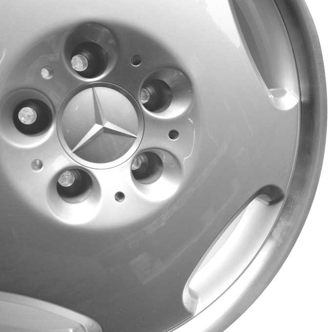 Mercedes Eltanin [140-18] Standard Silver Alloy Wheel Product Image #3