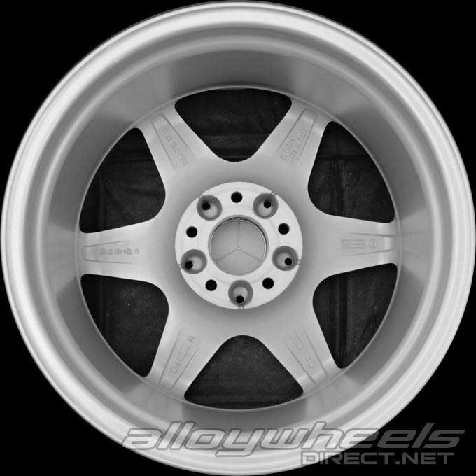 Mercedes Ceginus [124-17] Standard Silver with High Sheen Alloy Wheel Product Image #2