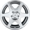 Mercedes Ceginus [124-17] Standard Silver with High Sheen Wheel Img 1