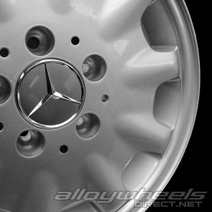 Mercedes 10 Hole [210-15] Standard Silver Alloy Wheel Product Image #3